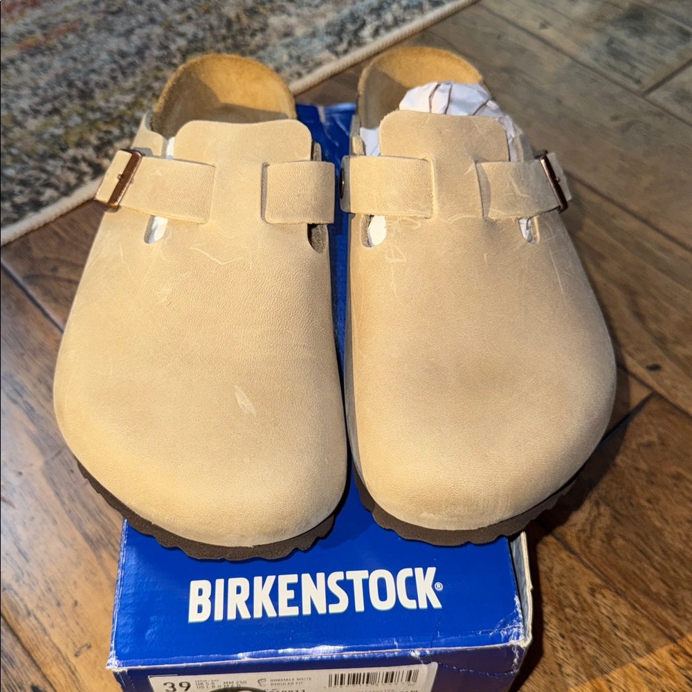 Birkenstock • Boston Clog in Tobacco Brown • sz 39 regular fit NWT $170 - Picture 5 of 9